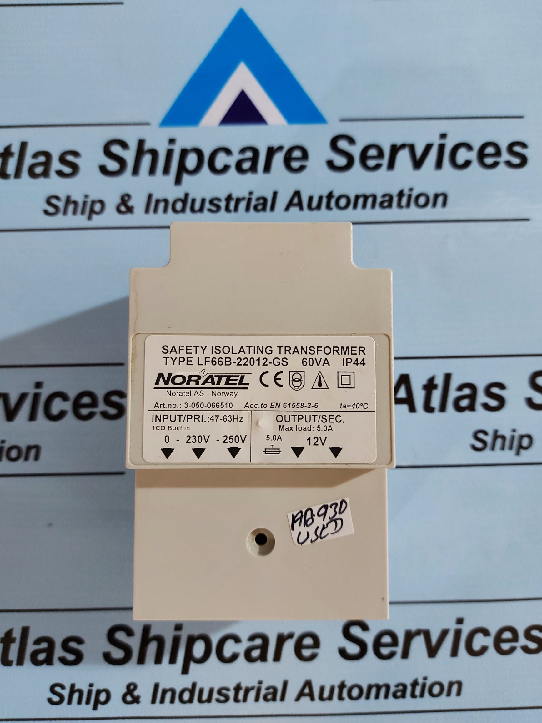 NORATEL LF66B-22012-GS SAFETY ISOLATION TRANSFORMER